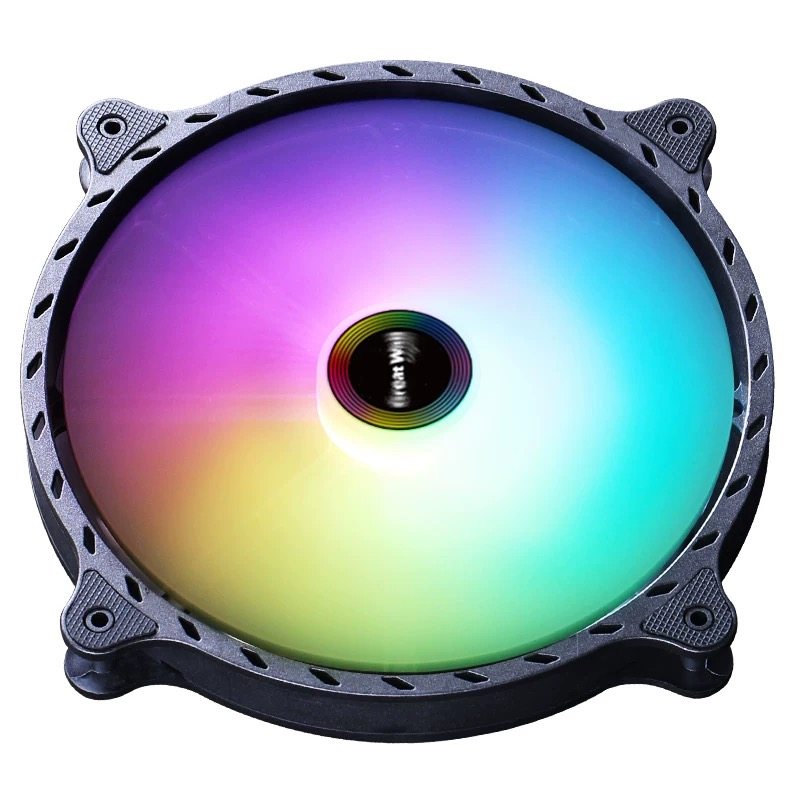 Great Wall machine silent box fan automatic colorful heat dissipation