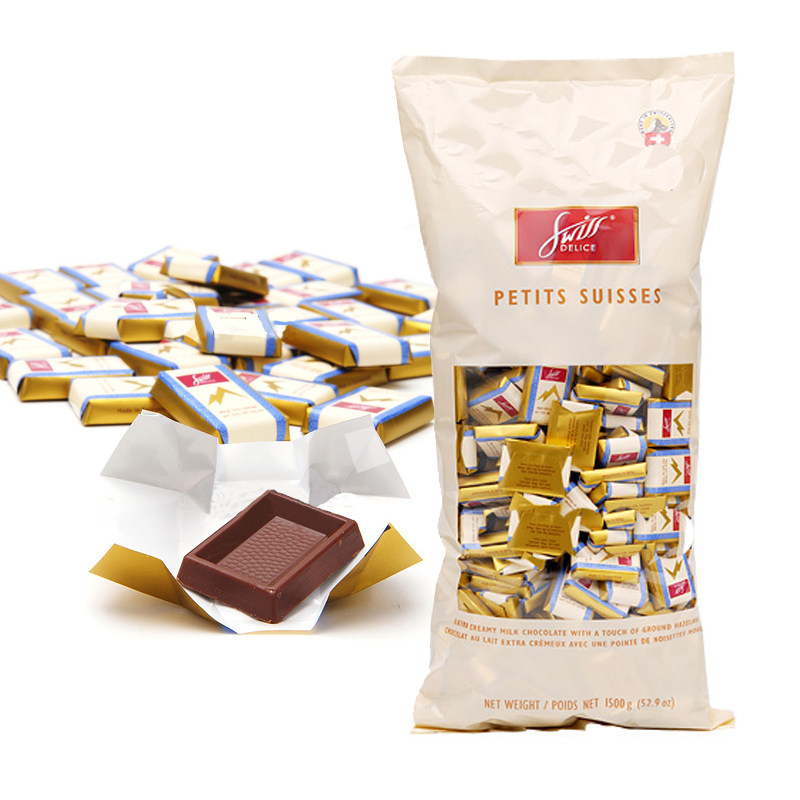 瑞士进口swiss delice狄妮诗 正礼食品白巧克力