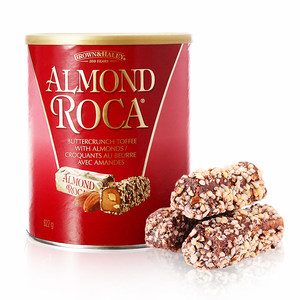 美国进口零食Almond Roca乐家扁桃仁巧克力酥糖果284g休闲零食