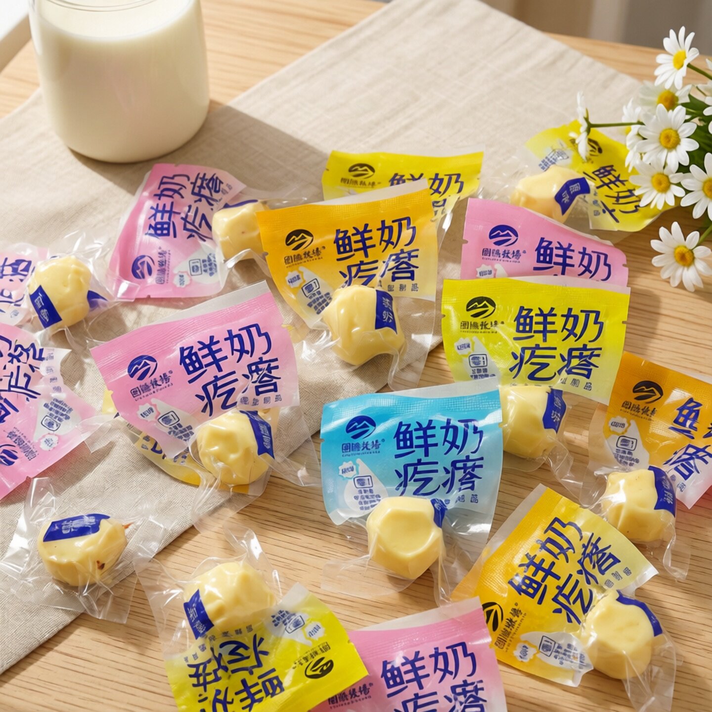 图腾牧场鲜奶疙瘩配料简单内蒙特产儿童成人休闲零食添加牛奶
