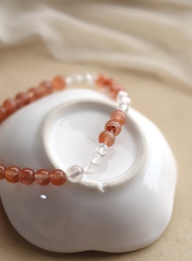满载相思的欢喜-南红玛瑙手串