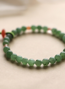 向上生长的快乐-碧玉手串
