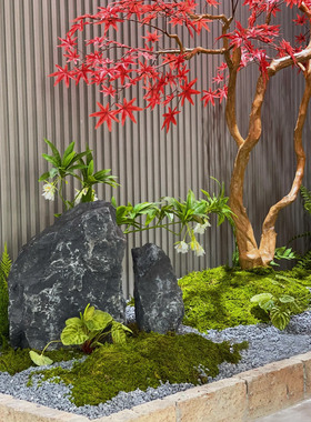 家居装饰红枫树仿真绿植造景