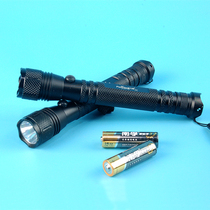 Common 5#2节干电池小手电筒 LED light aluminum alloy housing highlight power saving portable 1 gear electric bar