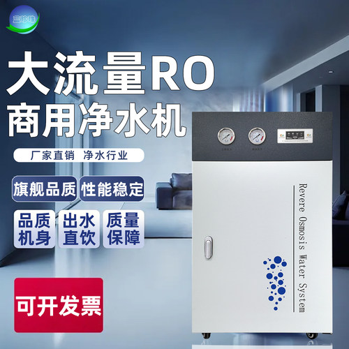 蓝珍珠DIY净水机订制饭店400G 800G大流量商用反渗透直饮水净水器 - 图2
