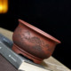 New high-quality purple sand flower pot small round succulent calamus cloud bamboo golden marble bonsai pot desktop green plant pot