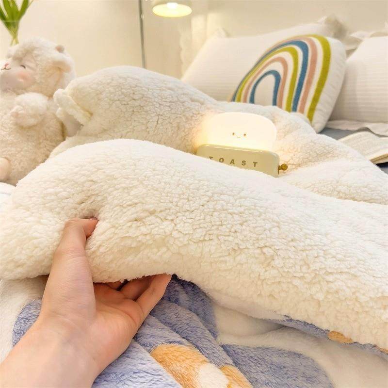 羊羔绒被子2025新款冬季棉被被芯冬天宿舍单人秋冬被加厚保暖10斤,淘宝优惠券,粉丝福利购,淘宝优惠卷