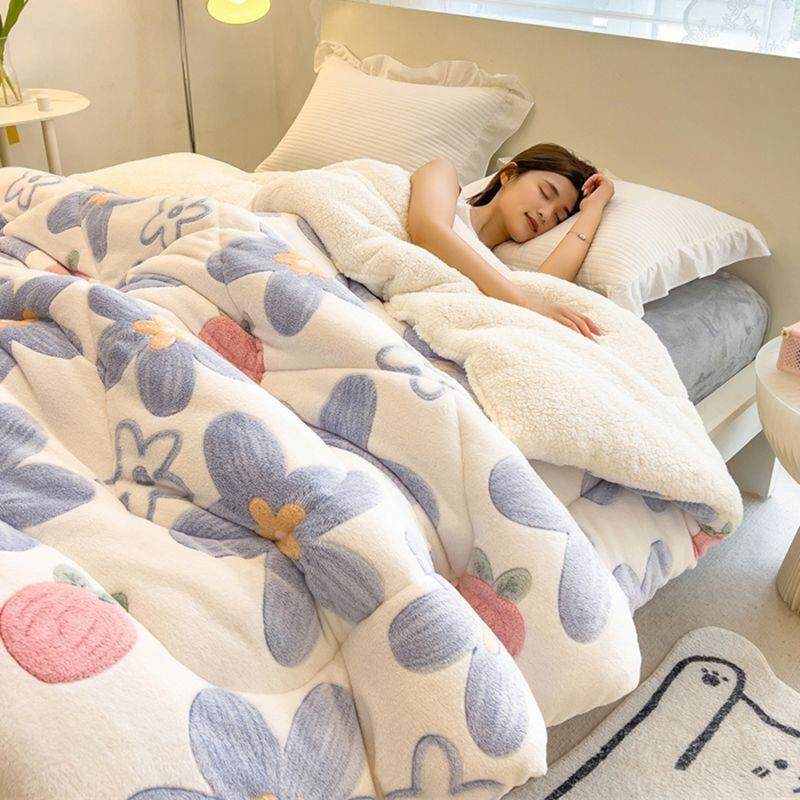 羊羔绒被子2025新款冬季棉被被芯冬天宿舍单人秋冬被加厚保暖10斤,淘宝优惠券,粉丝福利购,淘宝优惠卷