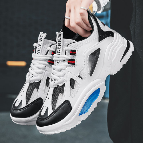 男鞋2025年新款秋季潮流百搭运动休闲鞋超火增高ins老爹潮鞋夏季 - 图1
