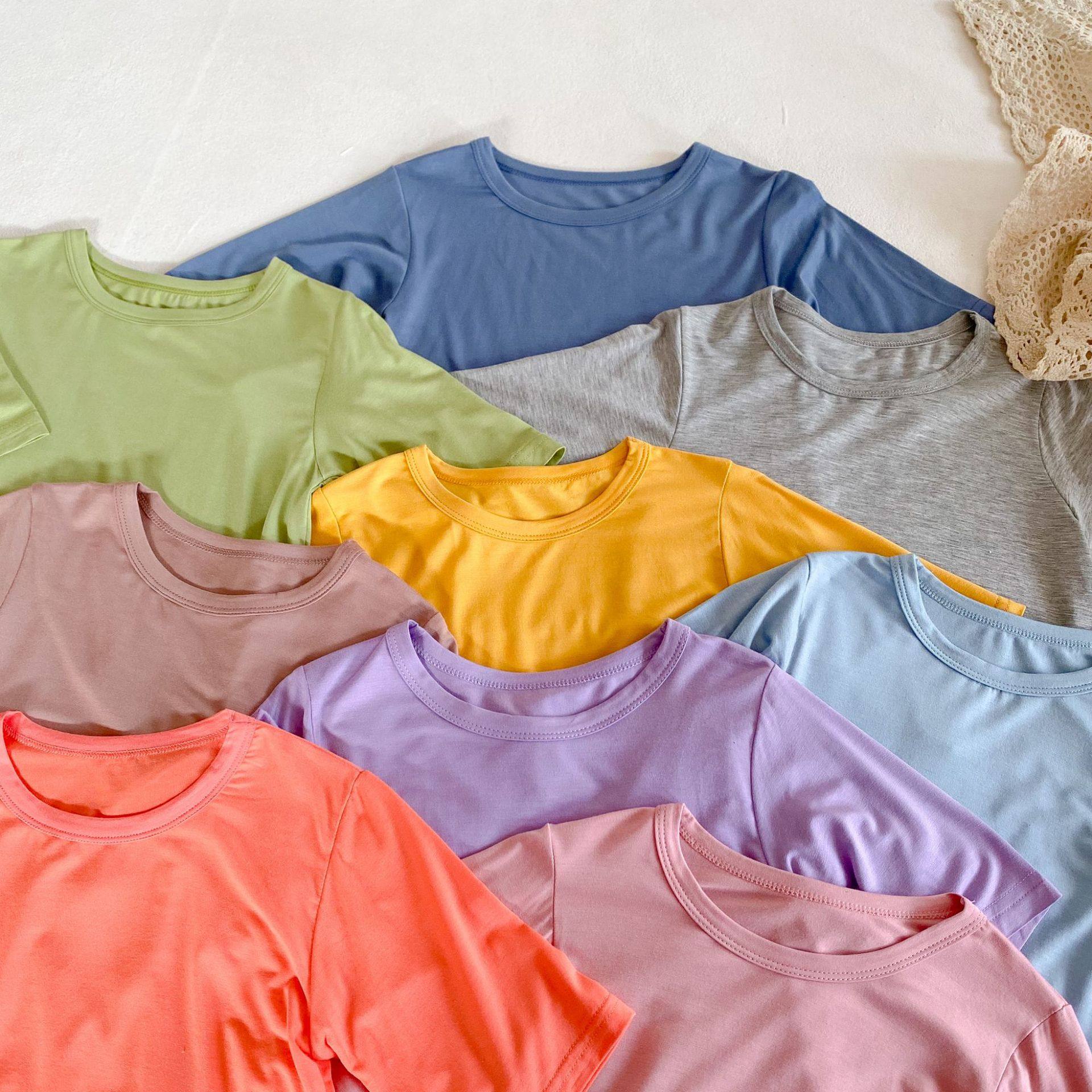 儿童家居服套装夏装薄款A类男女童莫代尔睡衣高腰裤七分袖空调服,淘宝优惠券,粉丝福利购,淘宝优惠卷