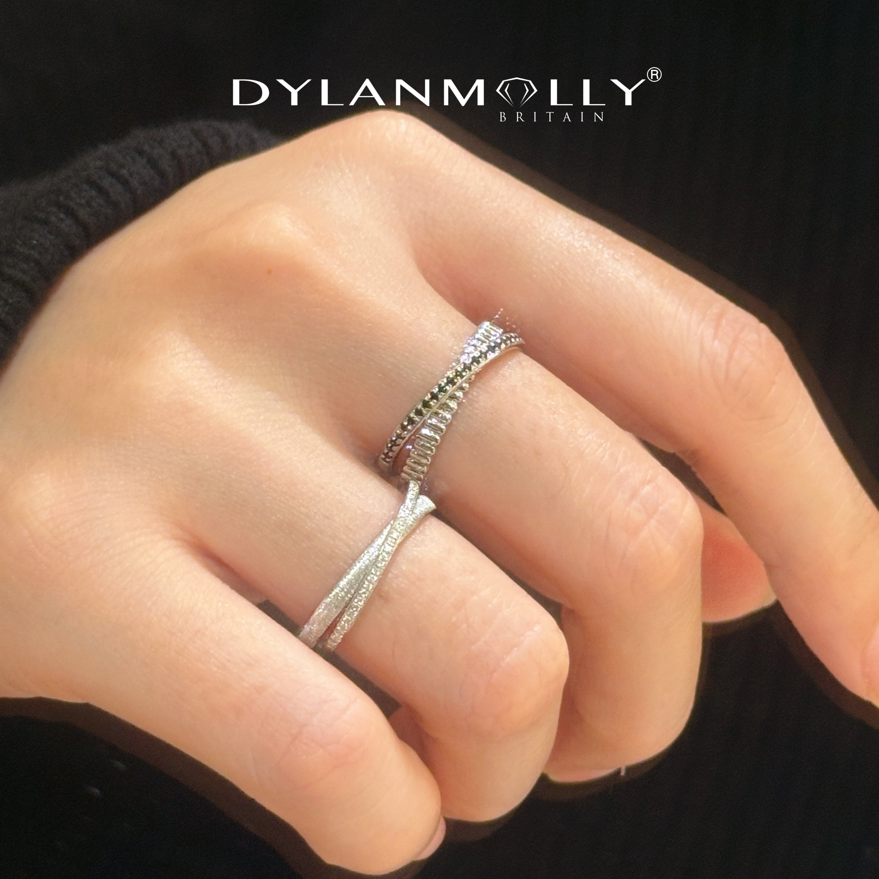 迪伦茉莉无境星环情人节礼物S925纯银镀18K金闭口情侣对戒定制,淘宝优惠券,粉丝福利购,淘宝优惠卷