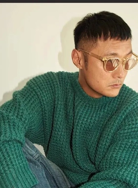 余文乐同款墨镜男款复古日系防晒防紫外线2025新款开车太阳眼镜女