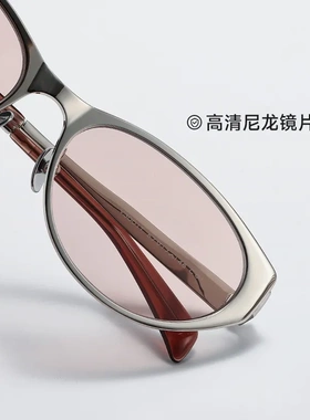 新款Y2K辣妹墨镜【V3001T】超轻纯钛猫眼防晒太阳镜女 范成成同款