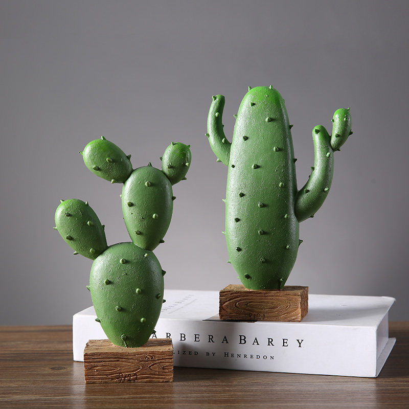 仿真仙人掌绿植电视柜装饰拍照小摆件酒柜书架玄关家居饰品道具,淘宝优惠券,粉丝福利购,淘宝优惠卷