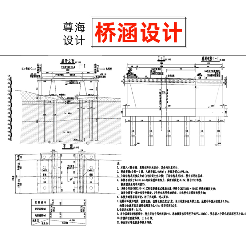 CAD市政道路城市主干道路二级公路CAD施工图纸道路设计PPT方案 - 图0