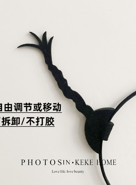卡通辫子头饰直播卖萌发箍