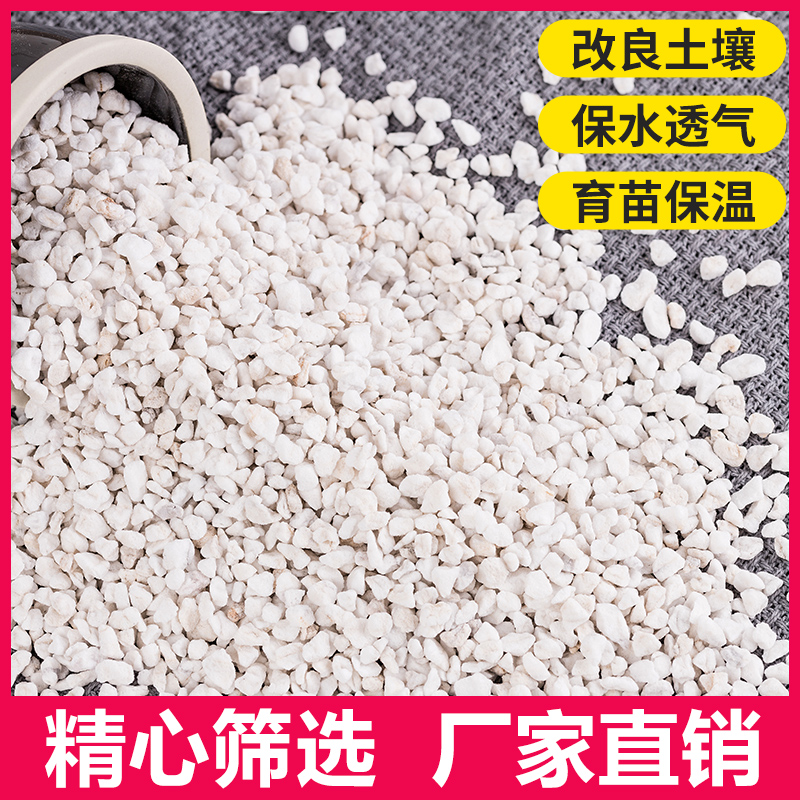 园艺膨胀珍珠岩大颗粒兰花专用营养土养花用椰糠泥炭多肉扦插蛭石 - 图1