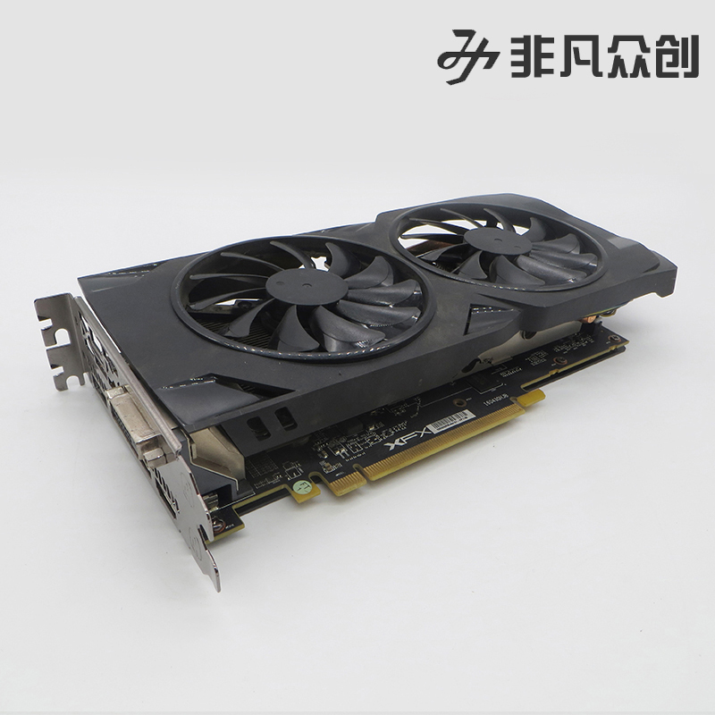 讯景RX480 4G黑狼独立电竞直播显卡台式机LOL逆水寒DNF拆机显卡-图2