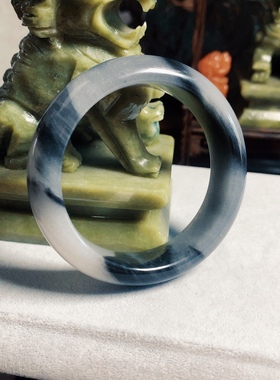 新疆金丝玉雅丹美玉高端定制手镯青花订制一物一图