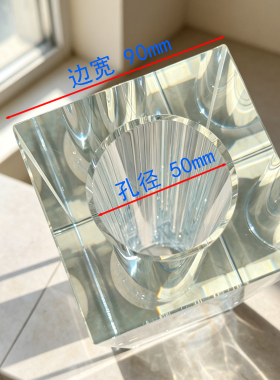 高档水晶玻璃花瓶酒店别墅客厅