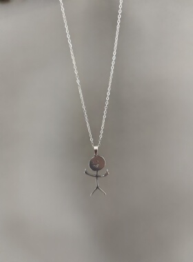 创意个性饰品 Have Fun钛钢项链男女士潮流时尚饰品45+5cm