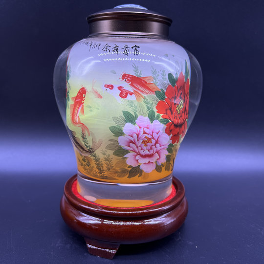 Crystal tea practical hand-painted special gift