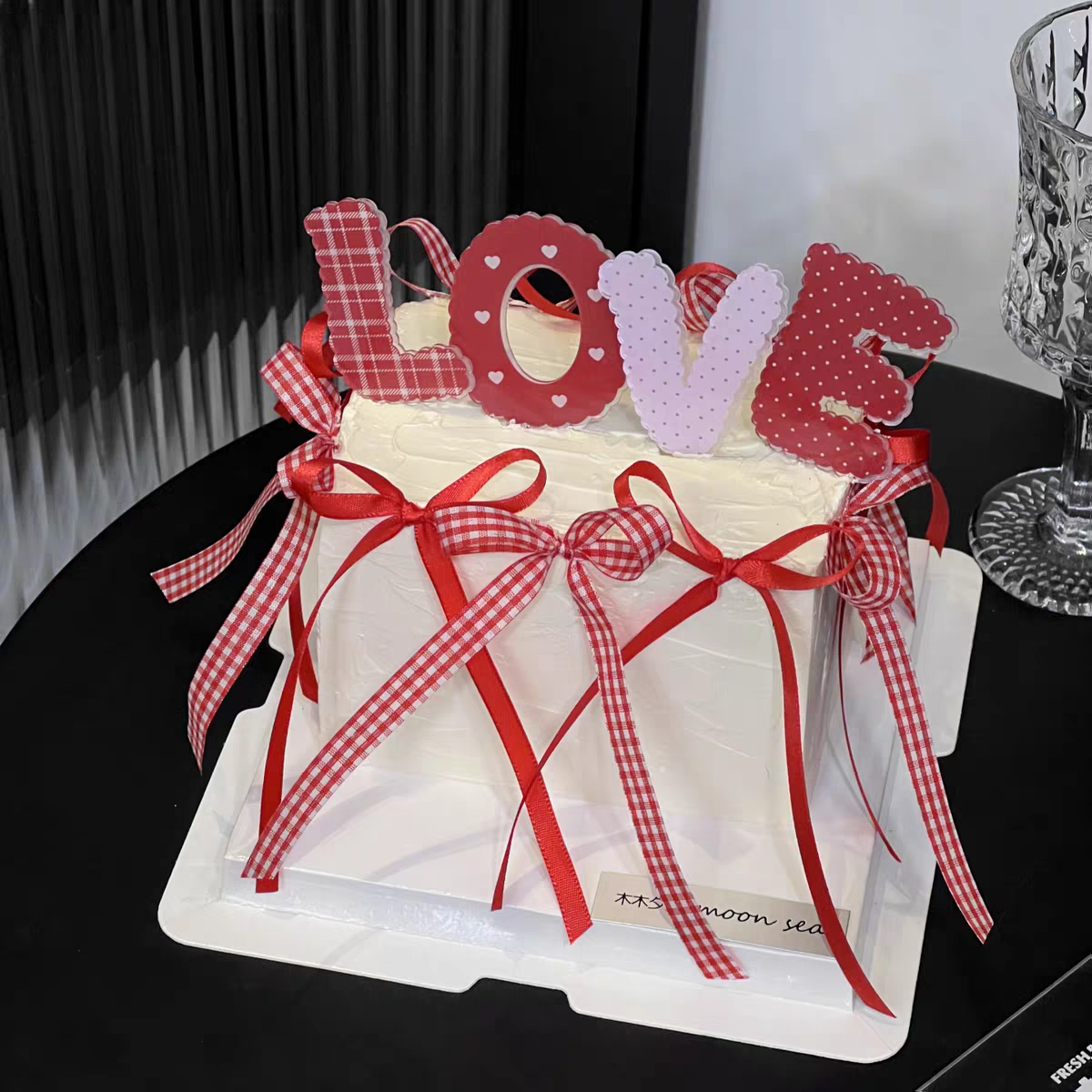 2026网红2.14情侣节日插牌摆件情人节爱心love亚克力蛋糕装饰插件,淘宝优惠券,粉丝福利购,淘宝优惠卷