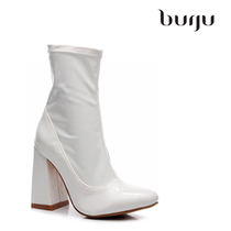 Burju-LagogoCalf high heel jazz short boots High heel shoes Latin dance shoes