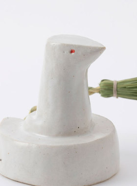 日本限定 中川政七 信乐烧の干支饰 传统の技术手作 素朴质感 蛇