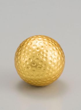 日本进口 「箔一」金箔 高尔夫球 摆件摆饰 桐箱入