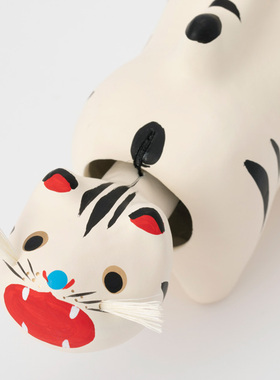 日本限定 野泽民间艺术 中川政七 × 会津張子 張子首寅 张子虎