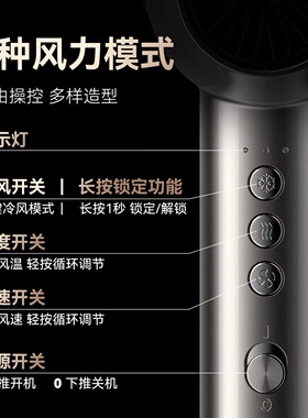 火之凤吹风机M3理发店发廊发型师专用大功率负离子高速电吹风家用