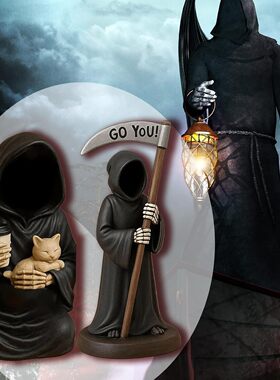 跨境Emotional Support Grim Reaper Figurine情感支持死神雕像