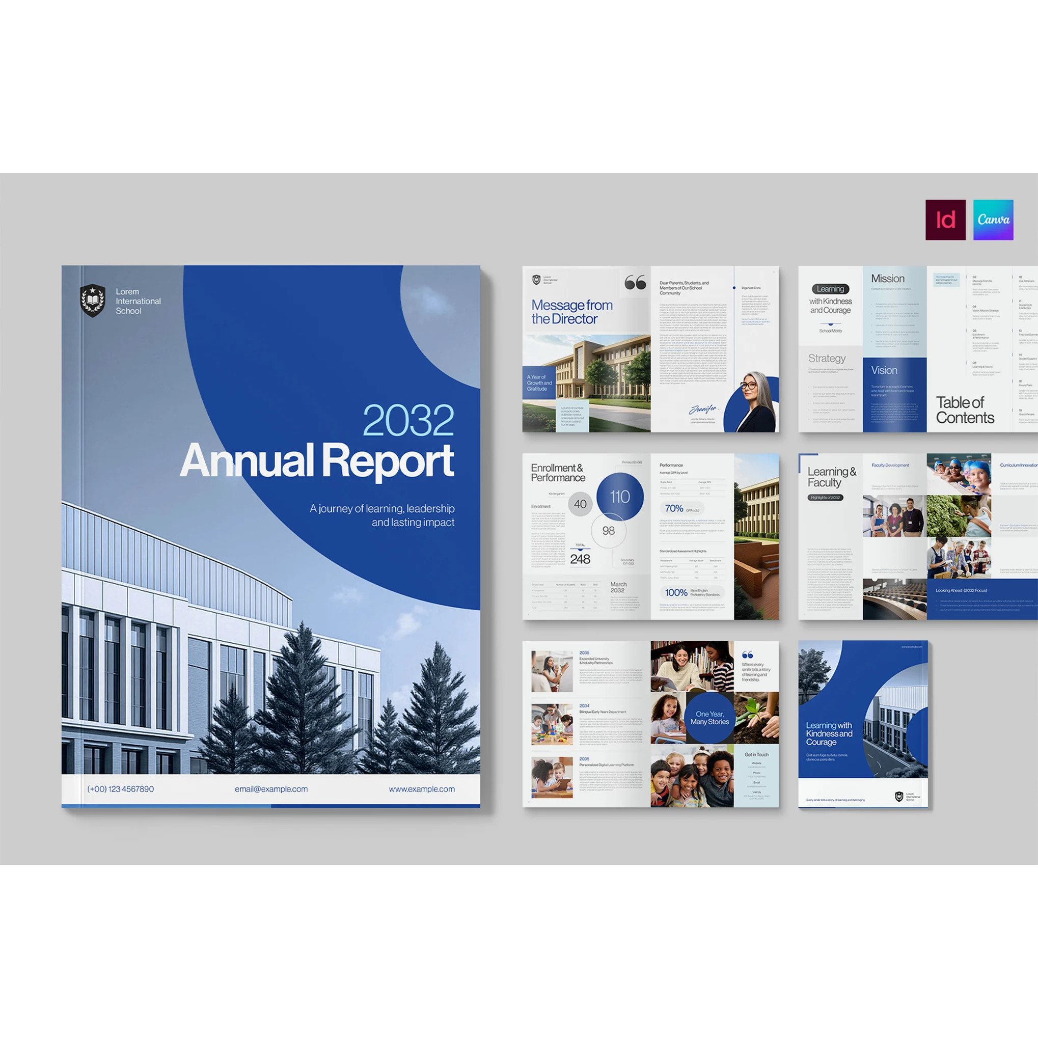 画册手册板式作品集企业公司产品宣传册内页封面排版杂志设计模板 - 图0