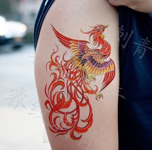 纹身贴凤凰纹身 新人首单立减十元 21年8月 淘宝海外