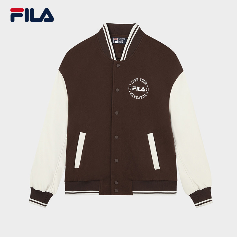 FILA 斐乐官方情侣款梭织外套秋休闲宽松新雪丽棉棒球服男女夹克,淘宝优惠券,粉丝福利购,淘宝优惠卷