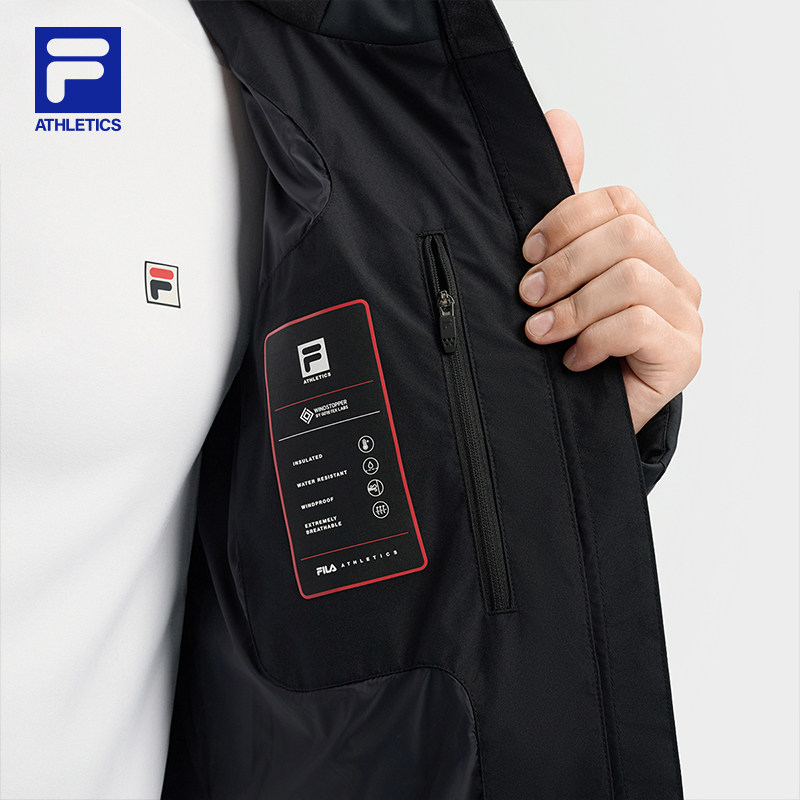 FILA 斐乐官方男士羽绒服2025冬季新款滑雪运动4810雪峰鹅绒外套