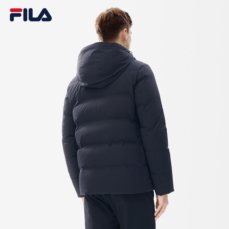 FILA斐乐男子运动羽绒服2022冬季商务休闲连帽简约保暖男外套,淘宝优惠券,粉丝福利购,淘宝优惠卷