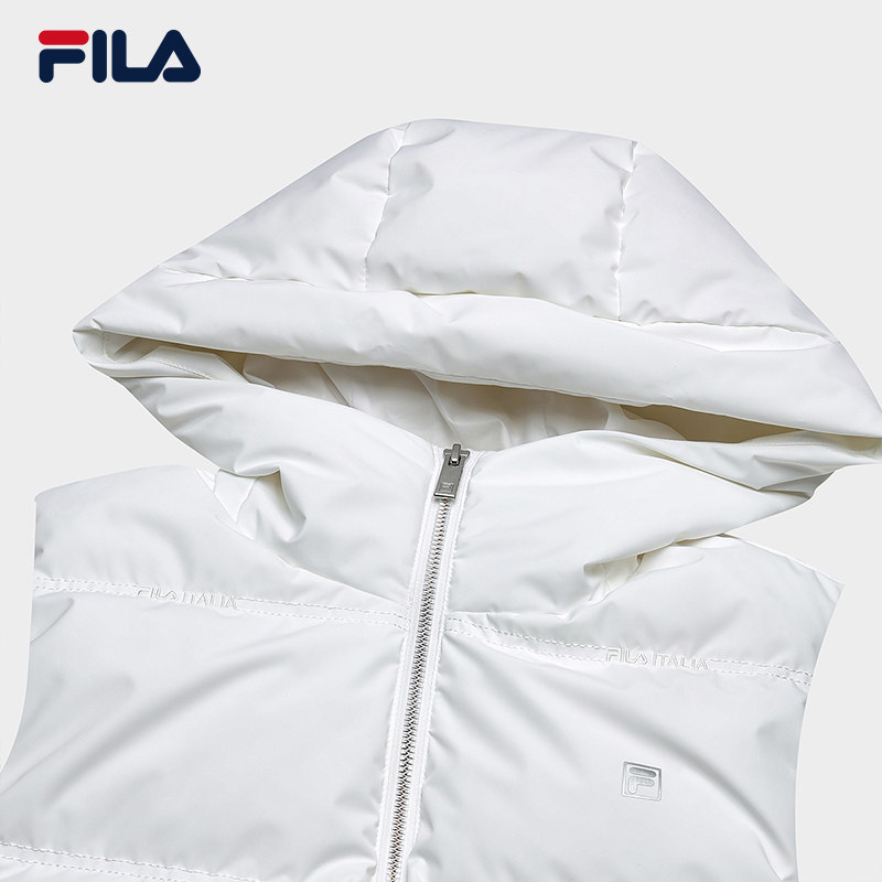 FILA 斐乐官方女士羽绒马甲冬时尚休闲简约宽松立领外套,淘宝优惠券,粉丝福利购,淘宝优惠卷