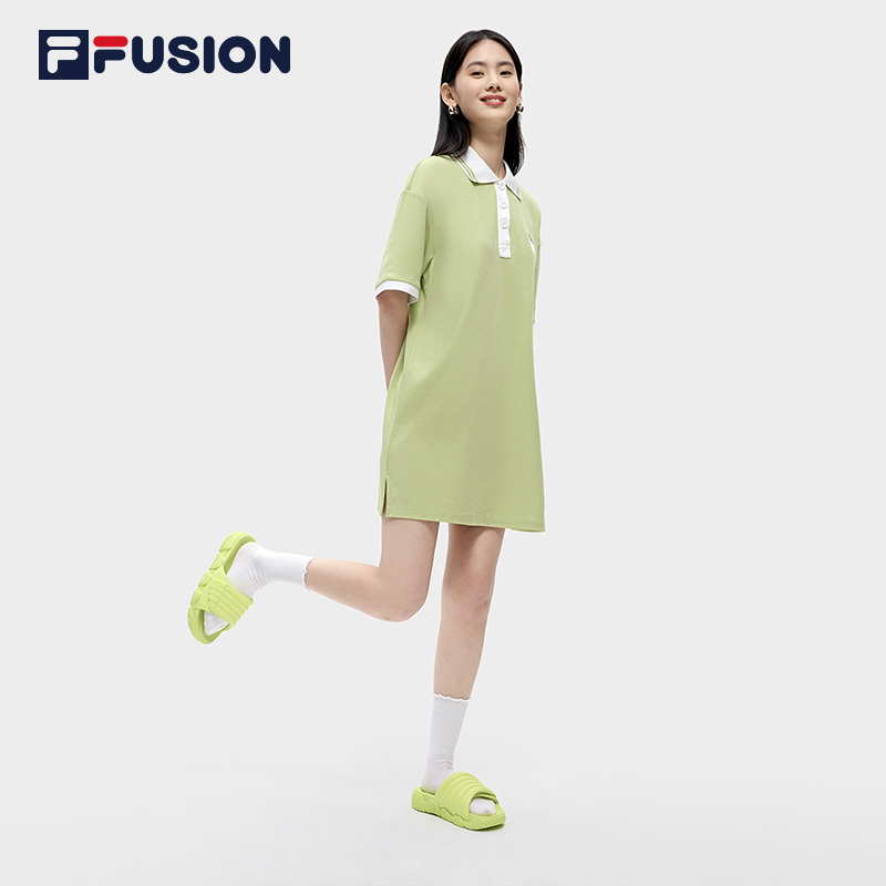 FILA FUSION斐乐潮牌BARRICADE SLIPPER女鞋潮流拖鞋2023夏沙滩鞋 - 图2