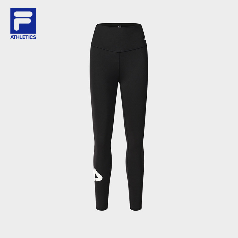 FILA 斐乐官方女士针织打底裤2025冬季新款健身运动瑜伽裤紧身裤,淘宝优惠券,粉丝福利购,淘宝优惠卷