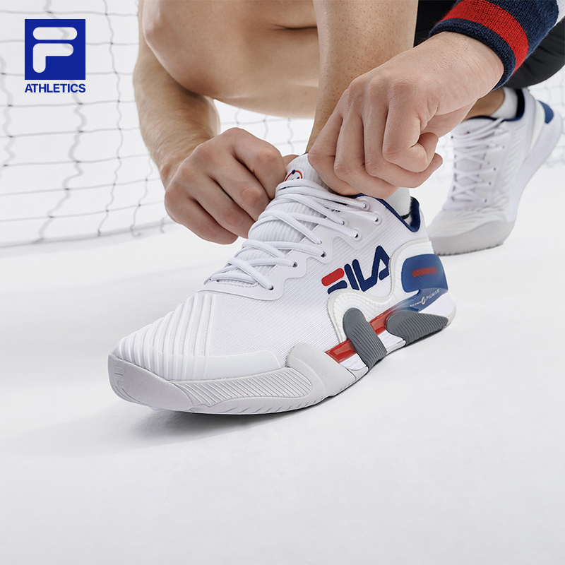 FILA 斐乐POTENZA男子综训鞋2023夏季新款运动性能网球男款休闲鞋 - 图0