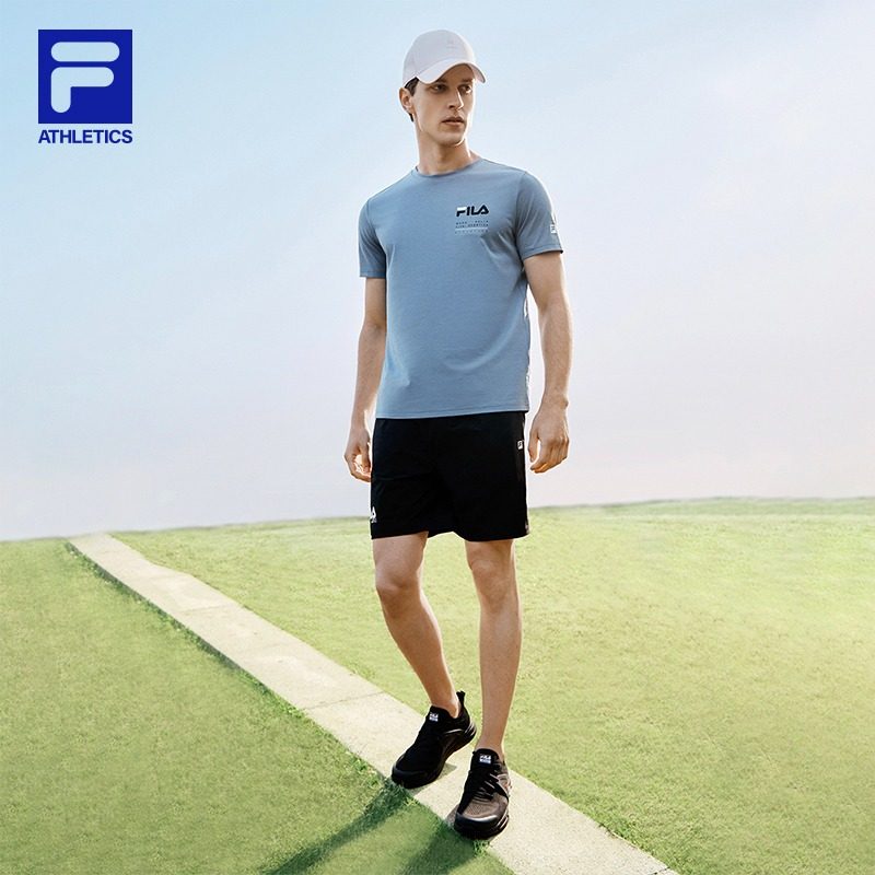 FILA斐乐男子短袖T恤夏季基础轻便简约圆领运动针织短袖衫打底T恤,淘宝优惠券,粉丝福利购,淘宝优惠卷