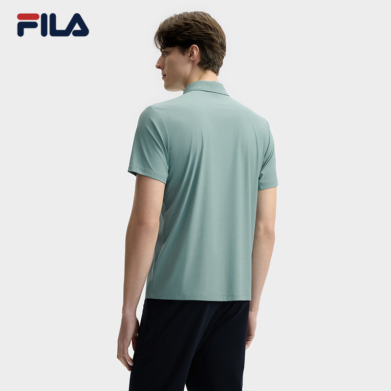 FILA 斐乐官方男子针织短袖POLO衫2025夏季新款休闲凉感基础上衣,淘宝优惠券,粉丝福利购,淘宝优惠卷