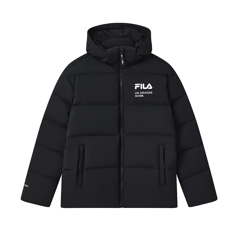 FILA斐乐运动羽绒服男冬季宽松休闲可拆卸连帽情侣简约保暖女外套,淘宝优惠券,粉丝福利购,淘宝优惠卷