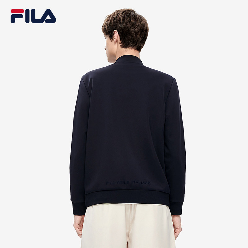 FILA斐乐男子运动外套秋 时尚休闲商务通勤针织上衣茄克男,淘宝优惠券,粉丝福利购,淘宝优惠卷