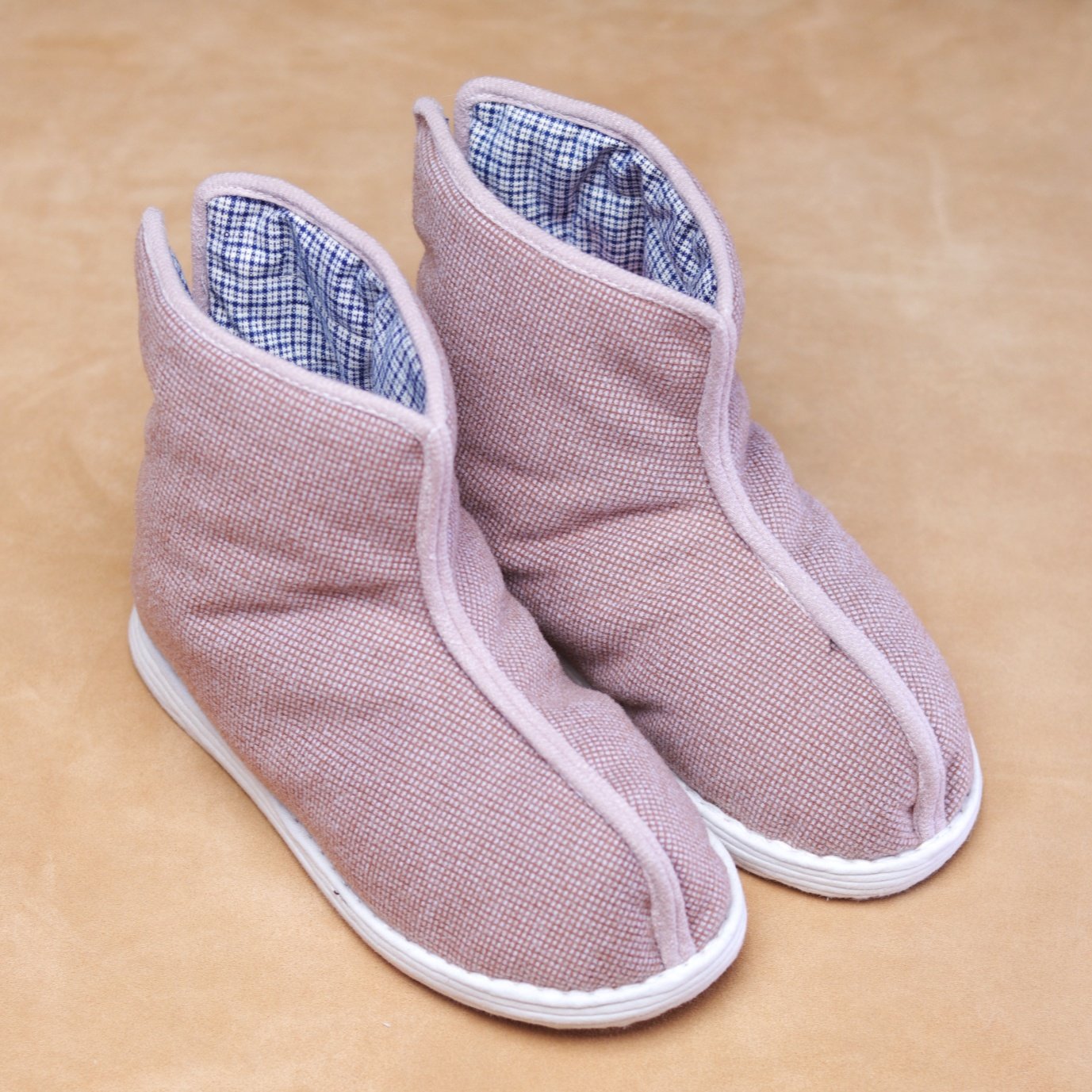 【新中式棉花靴子】老北京纯手工千层底布鞋女冬夹棉保暖老式棉鞋,淘宝优惠券,粉丝福利购,淘宝优惠卷