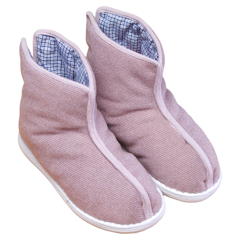 【新中式棉花靴子】老北京纯手工千层底布鞋女冬夹棉保暖老式棉鞋,淘宝优惠券,粉丝福利购,淘宝优惠卷