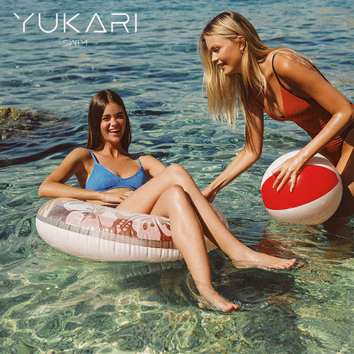 【任敏同款】Yukariswim新款分体泳衣女聚拢比基尼甜美辣妹欧美 - 图3