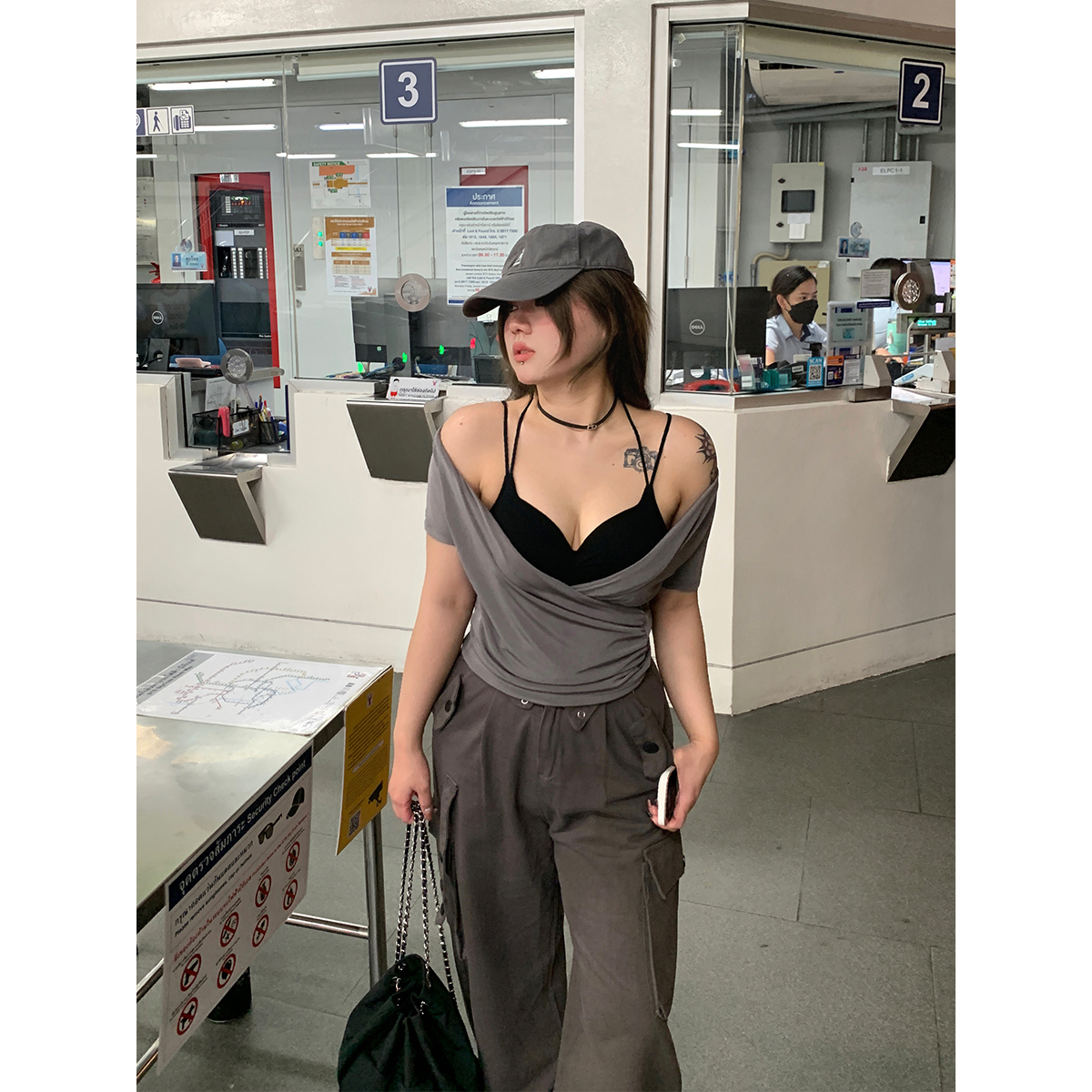 安妮不火辣妹自带胸垫胸衣2024春夏新款微胖大码内搭运动挂脖文胸,淘宝优惠券,粉丝福利购,淘宝优惠卷